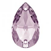 Varrható csepp alakú kő méret: 18x11mm - VIOLET (371)